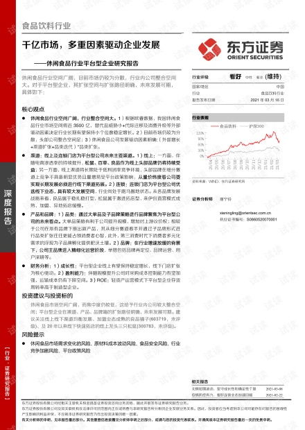 休閑食品行業(yè)平臺(tái)型企業(yè)研究報(bào)告 千億市場(chǎng),多重因素驅(qū)動(dòng)發(fā)展.pdf資源 csdn文庫(kù)